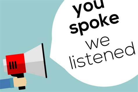 We heard you and we listened! .